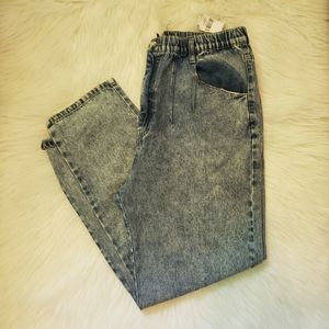Forever 21 regular denim pant Jean blue/silver